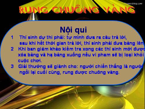 Rung chuong vang
