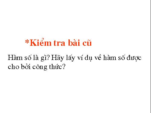 Chương II. §2. Hàm số bậc nhất