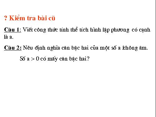 Chương I. §9. Căn bậc ba