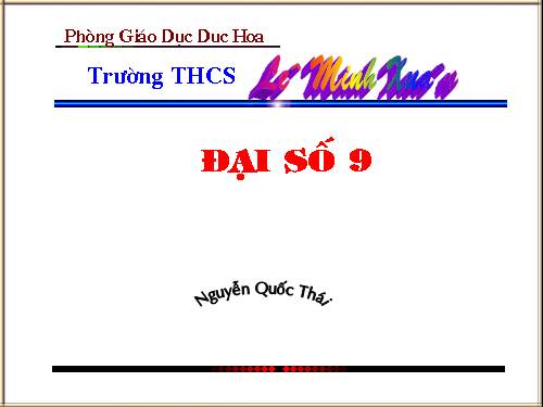 Chương III. §3. Giải hệ phương trình bằng phương pháp thế