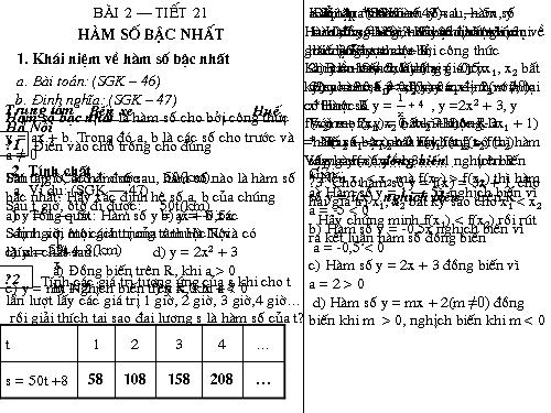 Chương II. §2. Hàm số bậc nhất