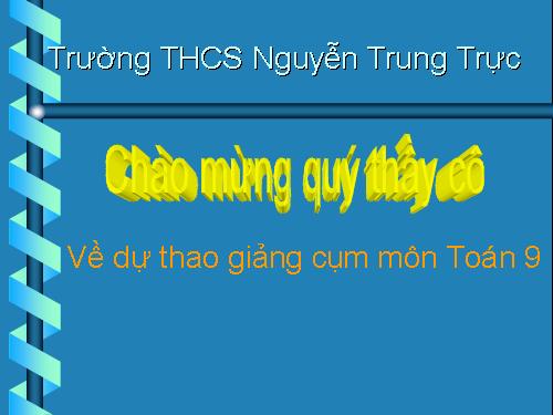 Chương II. §2. Hàm số bậc nhất