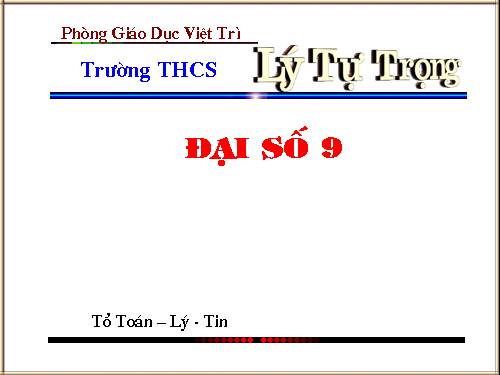 Chương III. §3. Giải hệ phương trình bằng phương pháp thế