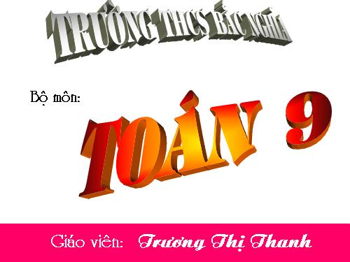 Chương II. §2. Hàm số bậc nhất