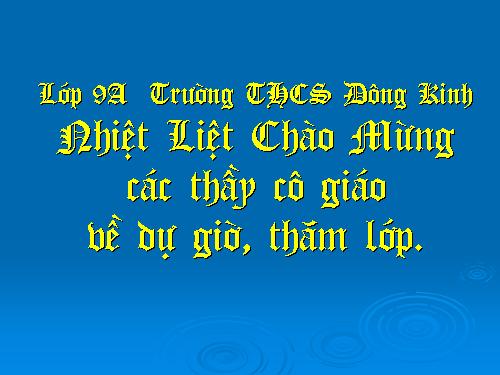 Chương IV. §3. Phương trình bậc hai một ẩn