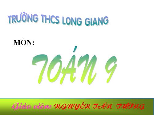 Các bài Luyện tập