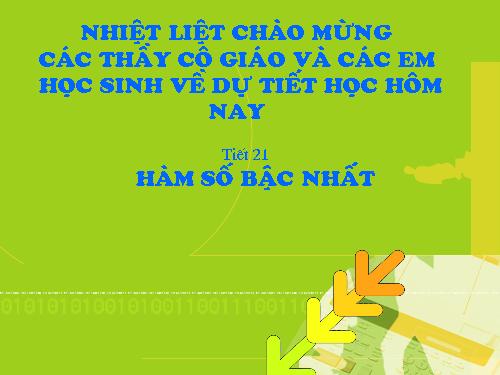Chương II. §2. Hàm số bậc nhất