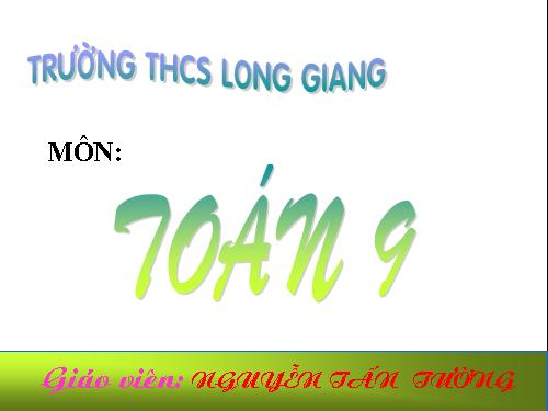 Các bài Luyện tập