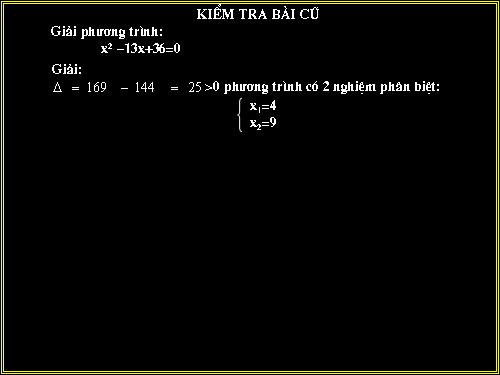 Chương IV. §7. Phương trình quy về phương trình bậc hai