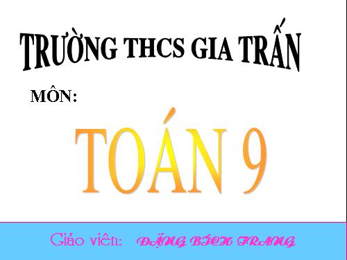 Chương II. §2. Hàm số bậc nhất