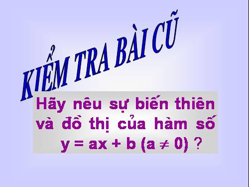Các bài Luyện tập