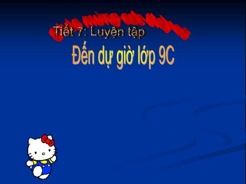 Các bài Luyện tập