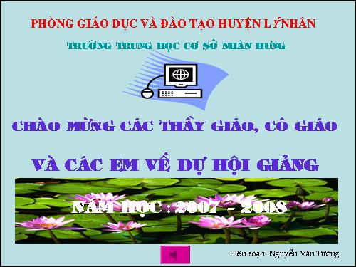 Chương III. §1. Phương trình bậc nhất hai ẩn