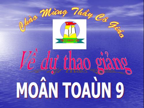 Chương IV. §7. Phương trình quy về phương trình bậc hai