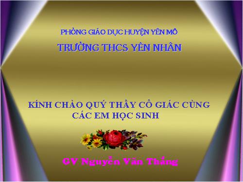 Chương II. §5. Hệ số góc của đường thẳng y = ax + b (a ≠ 0)