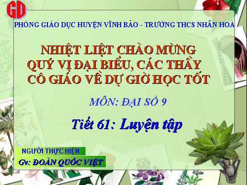 Các bài Luyện tập