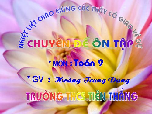 Ôn tập Chương IV. Hàm số y = ax² (a ≠ 0). Phương trình bậc hai một ẩn