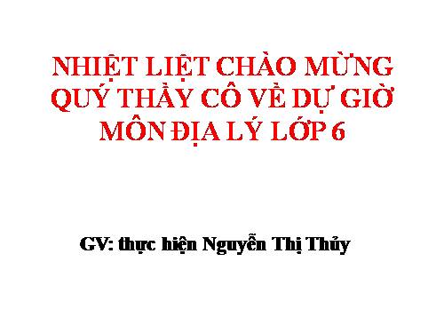 Bài 4. Phương hướng trên bản đồ. Kinh độ, vĩ độ và tọa độ địa lí