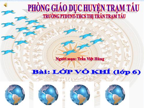 Bài 17. Lớp vỏ khí