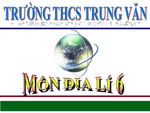 Bài 19. Khí áp và gió trên Trái Đất
