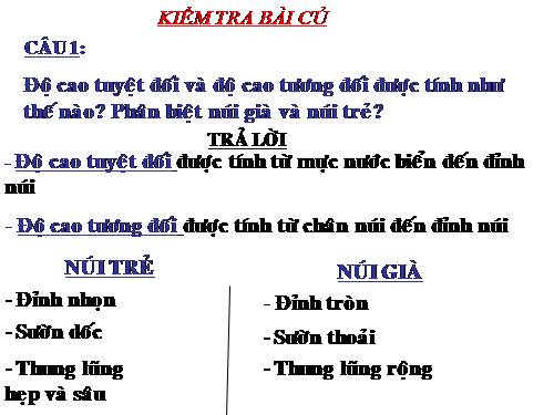 Bài 14. Địa hình bề mặt Trái Đất (tiếp theo)