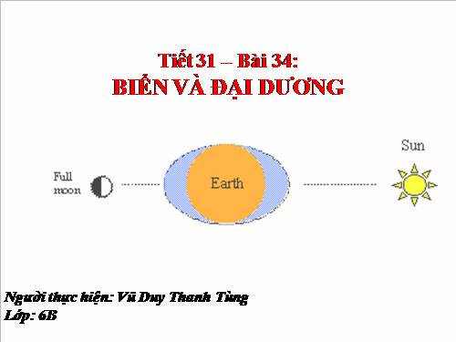 Bài 24. Biển và đại dương