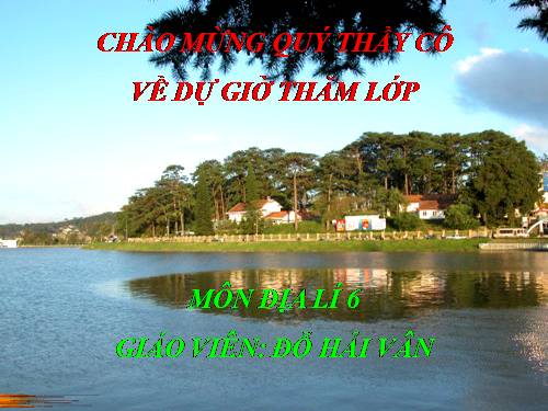 Bài 23. Sông và hồ
