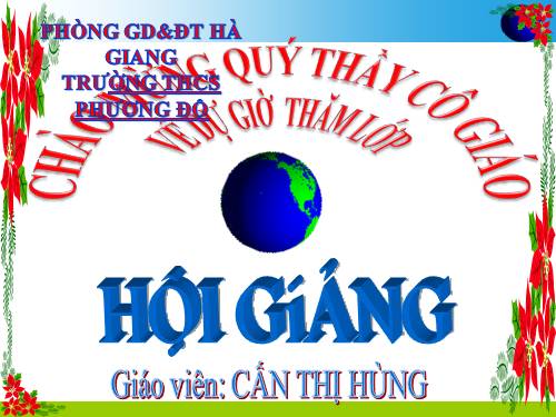 Bài 19. Khí áp và gió trên Trái Đất