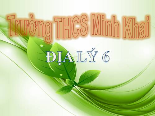 Bài 13. Địa hình bề mặt Trái Đất