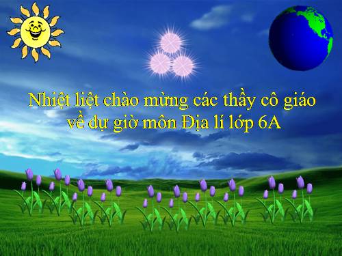 bài ôn tập ve cac van dong của trái đất và hệ quả