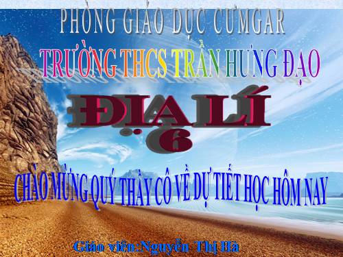 Bài 4. Phương hướng trên bản đồ. Kinh độ, vĩ độ và tọa độ địa lí
