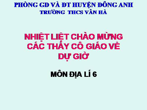 Bài 23. Sông và hồ