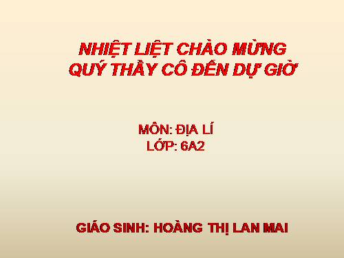 Bài 19. Khí áp và gió trên Trái Đất