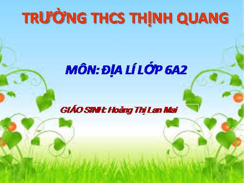 Bài 22. Các đới khí hậu trên Trái Đất