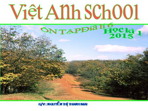 ôn tap đia lí6