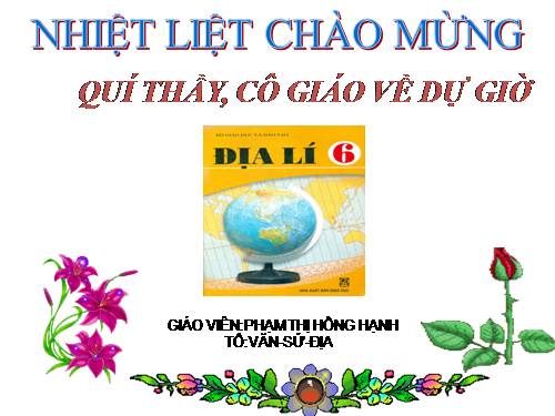 Bài 1. Vị trí, hình dạng và kích thước của Trái Đất