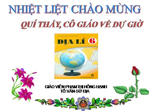 Bài 1. Vị trí, hình dạng và kích thước của Trái Đất