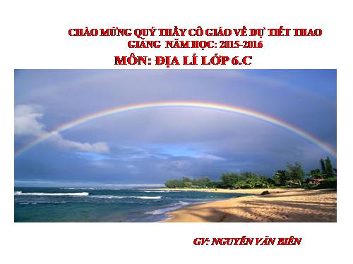 Bài 7. Sự vận động tự quay quanh trục của Trái Đất và các hệ quả