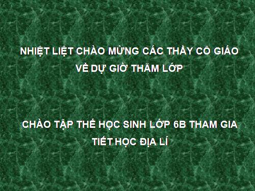 Bài 23. Sông và hồ