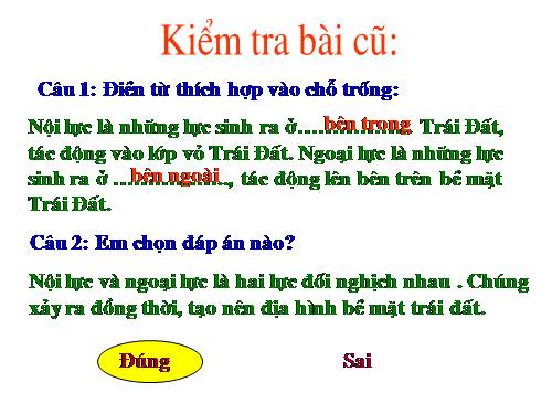 Bài 13. Địa hình bề mặt Trái Đất