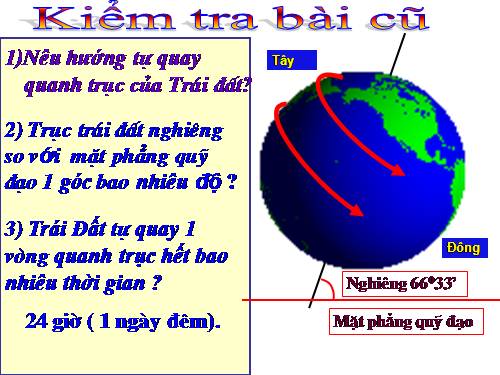 Bài 8. Sự chuyển động của Trái Đất quanh Mặt Trời