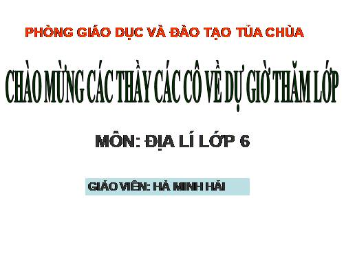 Bài 22. Các đới khí hậu trên Trái Đất