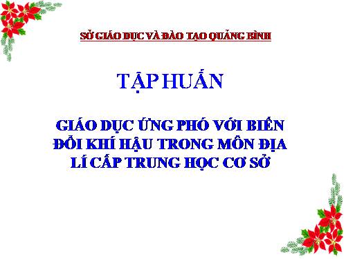 tài liệu tập huấn tích hợp