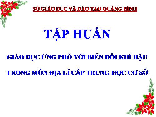 tài liệu tập huấn tích hợp