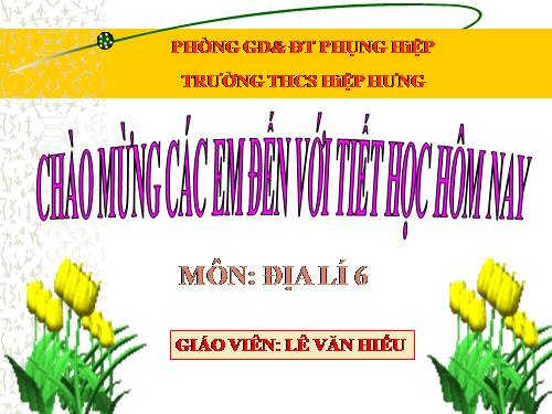 Bài 7. Sự vận động tự quay quanh trục của Trái Đất và các hệ quả