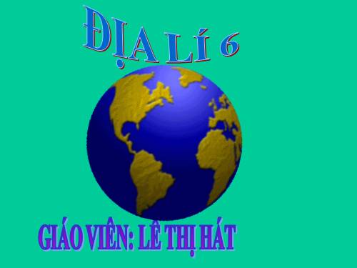Bài 4. Phương hướng trên bản đồ. Kinh độ, vĩ độ và tọa độ địa lí