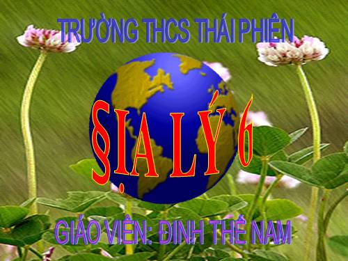 Bài 4. Phương hướng trên bản đồ. Kinh độ, vĩ độ và tọa độ địa lí