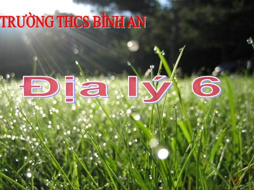 Bài 4. Phương hướng trên bản đồ. Kinh độ, vĩ độ và tọa độ địa lí
