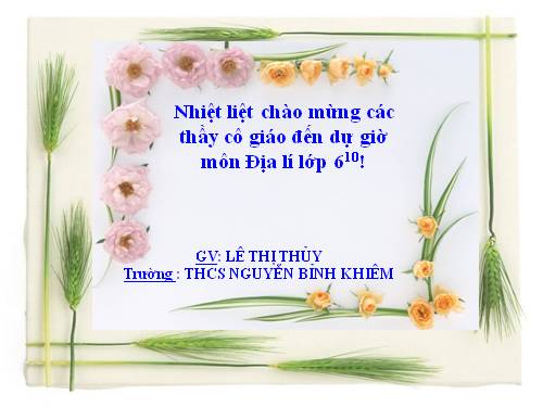 Bài 23. Sông và hồ