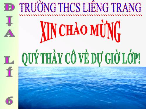 Bài 23. Sông và hồ